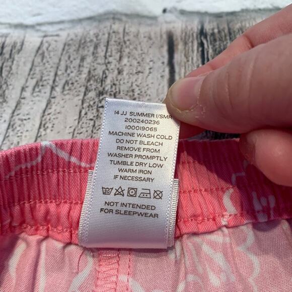 JANIE AND JACK Girl’s NWOT Pink/White Flowered Button Zip Up Shorts/Size: 3-6 Mo - Picture 4 of 7